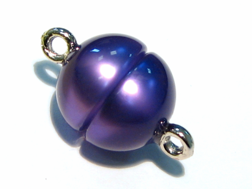 Polaris Magnetic clasp 12 mm – dark purple glossy