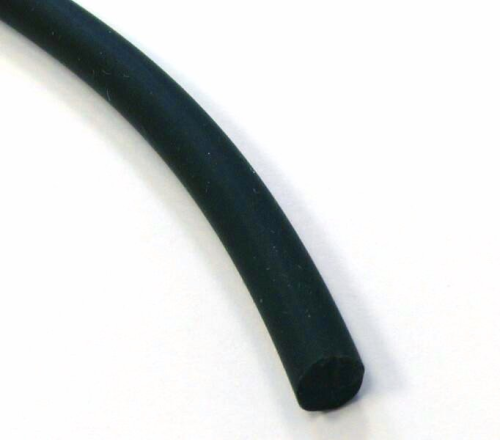 rubber cord around 5 mm – black – 1 meter – top quality!