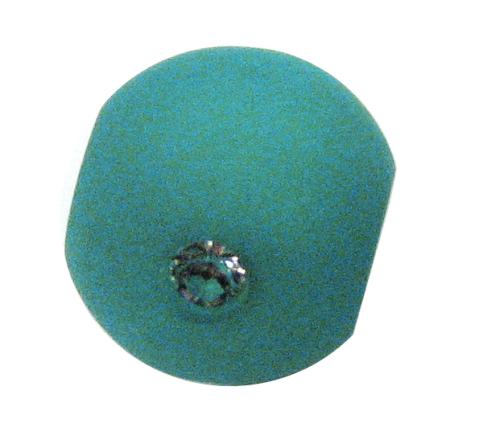 Polarisbead emerald 10 mm – with Swarovski crystal