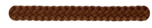 Segelseil - PP-Band - 5mm braun - 1 Meter