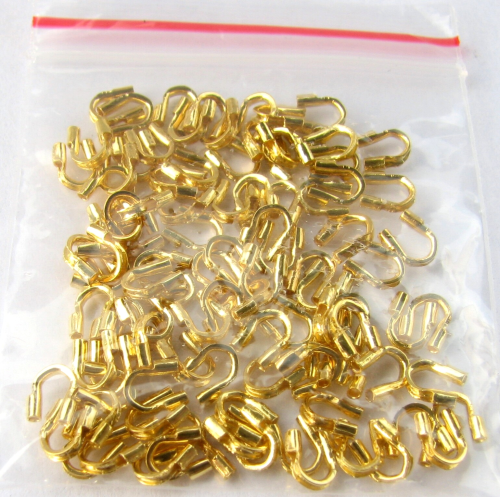Wire guard – wire saver, colour: Gold, 10 pieces