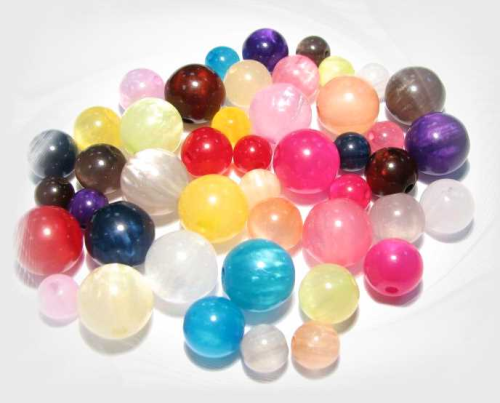 Ilumiperlen 11mm - Set mit 15 Perlen in verschiedenen Farben