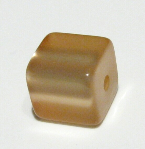 Polaris cube 8 mm walnut glossy – small hole
