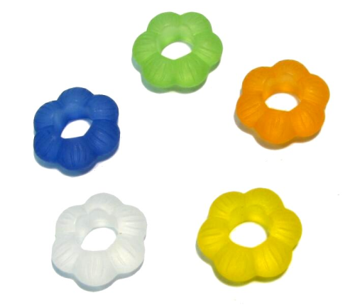 Summer – Flower Rondell 15 mm- can be ordered in different colours