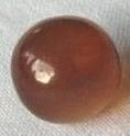 Mother-of-bead effect bead 14 mm – light brown