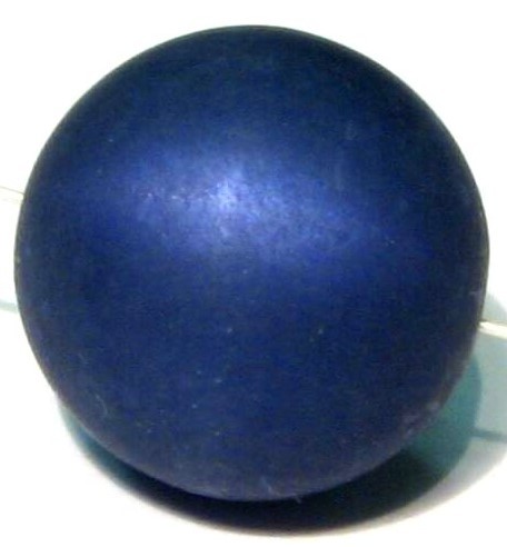 Polarisperle 20mm nachtblau - Kleinloch
