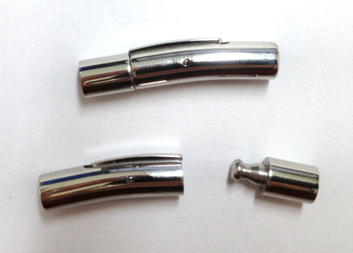 Clip-Verschluss - 30x6mm - für 5mm Bänder - Edelstahl