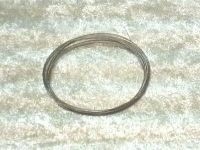 Steel rope Premium 1 mm – 1 meter – Jewelry wire – natural (silver grey) or black