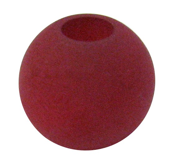 Polarisperle rubin 16 mm - Großloch