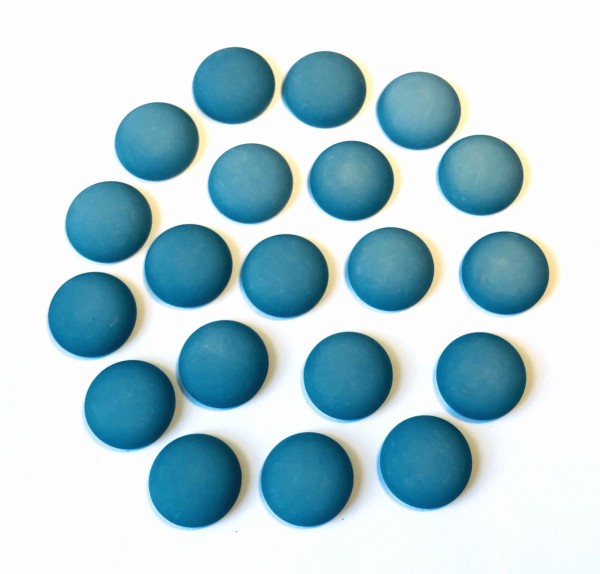 Polaris Cabochon 23 mm – jeans – 20 pieces – special offer