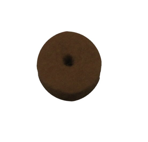 Felt disc brown – 10x5mm