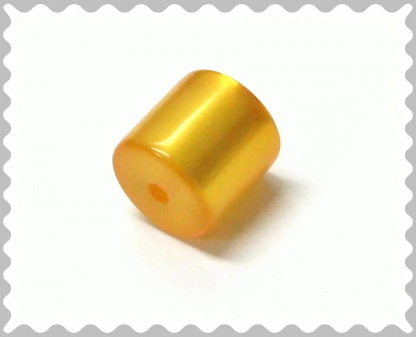 Polaris tube 10x10 mm – glossy saffron