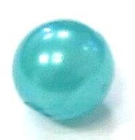 Lackperle 8mm - türkis