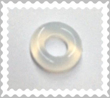 Rubber ring – Distance ring – Spacer – 7x2 mm – transparent