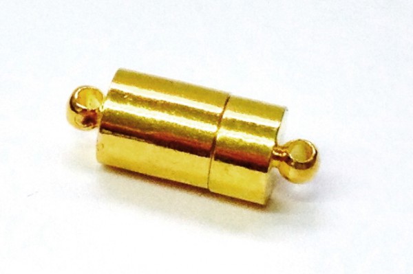 Magnetverschluss 18x7mm, Farbe: gold