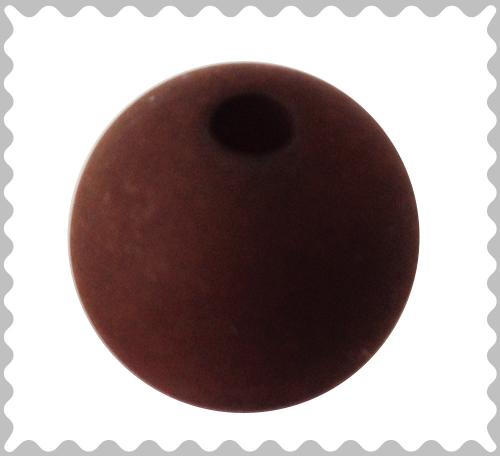 Polarisbead dark brown 16 mm – Large hole