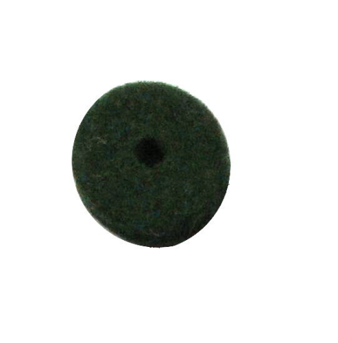 Felt disc green – 10x5mm