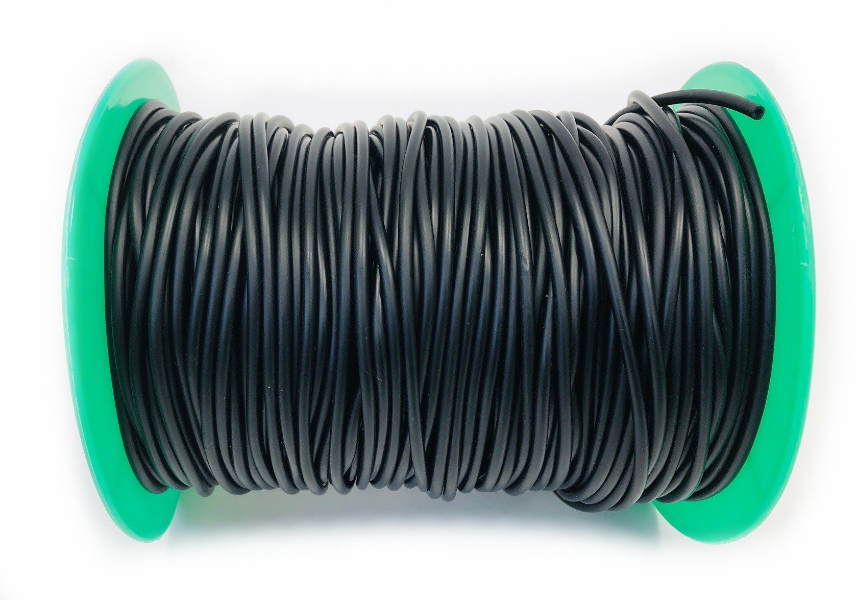 PVC Schlauch hohl - rund 3mm - schwarz - 100 Meter - 1B Ware