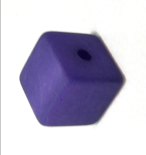 Polaris cube 8 mm dark purple – small hole