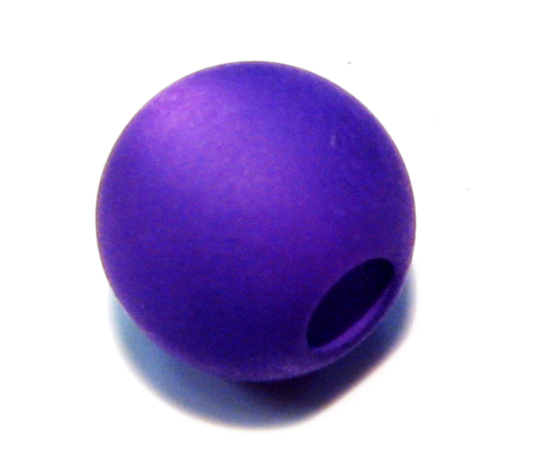 Polarisbead dark purple 10 mm – Large hole