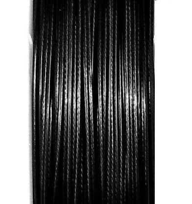 Stahlseil 0,38mm - 100 Meter - Farbe: schwarz