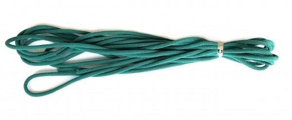 Nylon strap elastic 3mm thick - emerald - length 1 meter