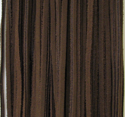 Suede band – brown – ca.1 meter -made in Germany- ca.4x2mm