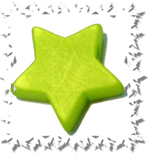 Polaris combination star apple green, 17 mm, matte