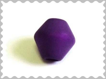Polaris double cone purple 8 mm