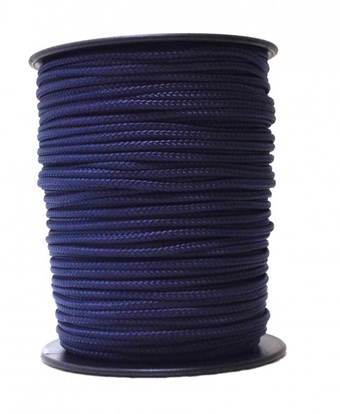 Sail rope – PP tape – 3 mm night blue – 1 meter