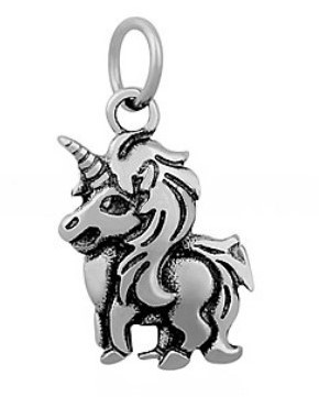 Pendant Unicorn – 21x14 mm – Stainless steel