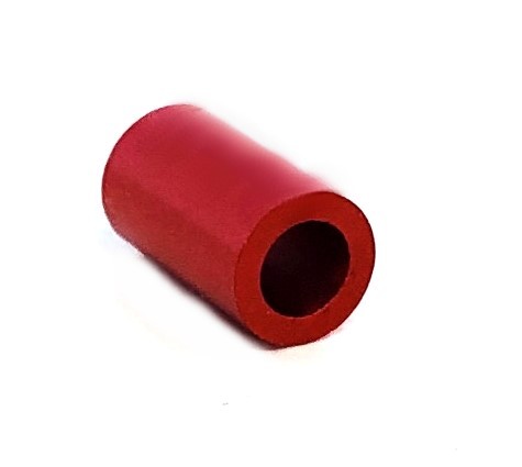 Aluminium tube anodised 10x6 mm – anodised ruby red