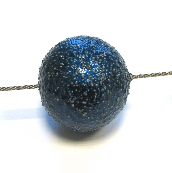 Paper Make bead – Paper bead Galactica 16 mm – dark blue
