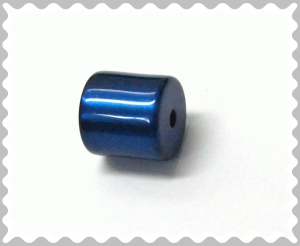 Polaris Röhre 10x10mm - nachtblau glänzend