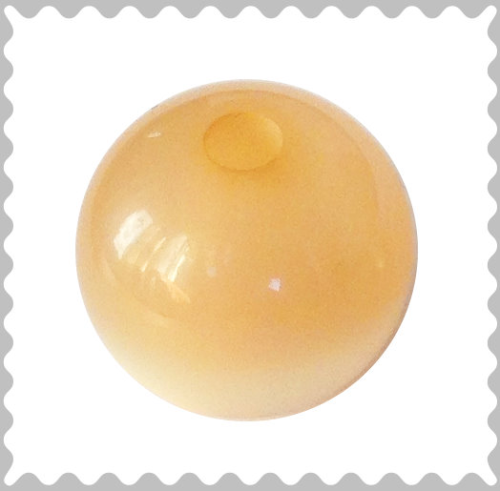 Polarisbead walnut glossy 10 mm – Large hole