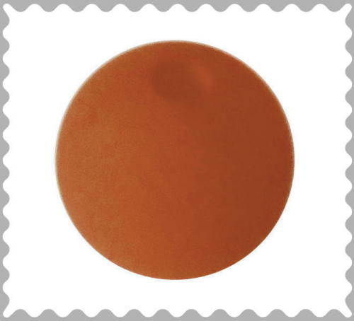Polarisbead rust brown 16 mm – Large hole