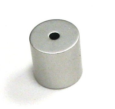 Aluminium Zylinder/Röhre eloxiert 10x10mm - elox silber
