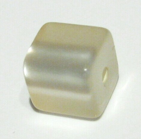 Polariswürfel 6mm champagner glänzend - Kleinloch