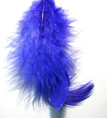 Feathers in purple – 6 pieces