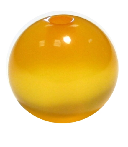 Polarisbead 8 mm saffron glossy – small hole