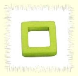 Polaris-Kreativ -Quadrat- 20mm - apfelgrün matt