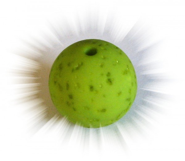 Polaris Gala sweet Perle 8mm grün - Kleinloch