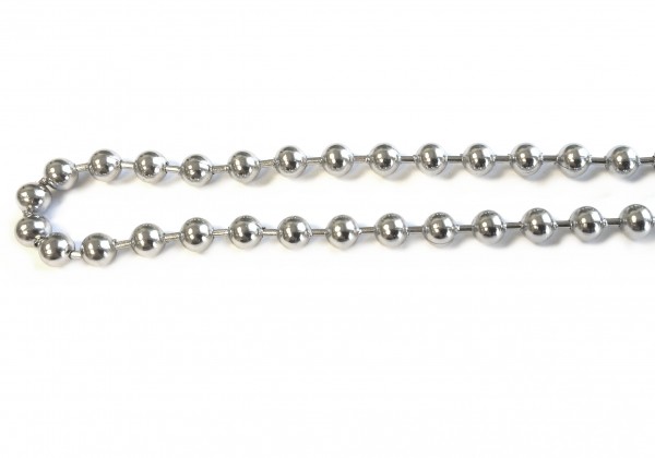 Anvin Kugel-Perlenkette Edelstahl Kugelketten Halskette mit 24 St/ück passenden Verschl/üssen Silber Schmuckherstellung Ketten f/ür Anh/änger Halskette DIY 2,4 mm 10 m