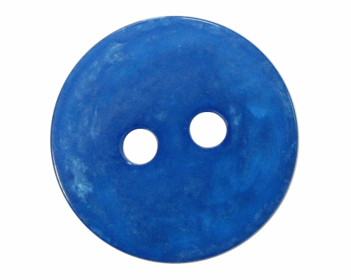 Button 34 mm – blue-transparent mamorated