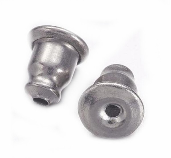 Ohrstecker - Hinterstecker - Edelstahl - 1 Paar