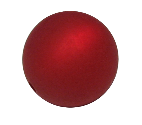 Polaris bead 16 mm ruby – small hole