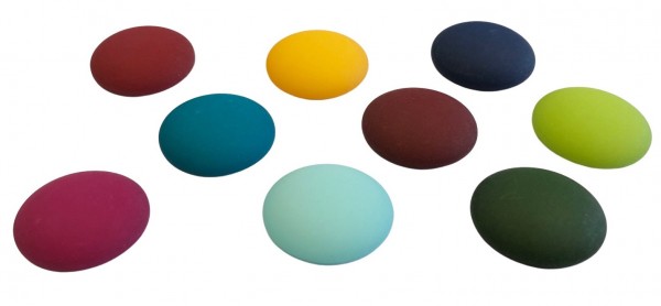 Polaris Cabochons 25 mm – 9 pieces – in different colours