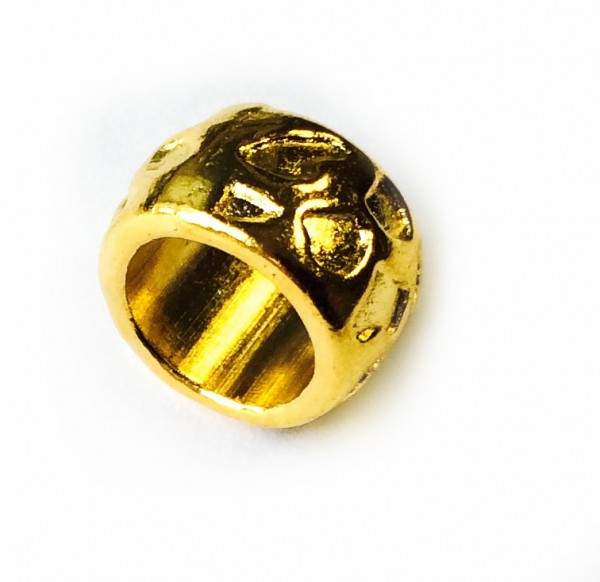 Röhre - Ring 13x8mm - Großloch 8,3mm - Farbe:gold