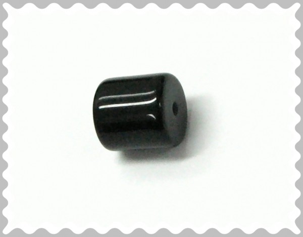 Polaris Röhre 10x10mm - schwarz glänzend
