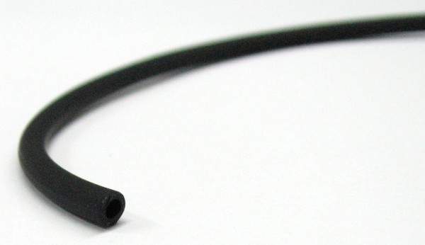 PVC hose hollow PVC- round 8 mm, black, 1 meter – top quality